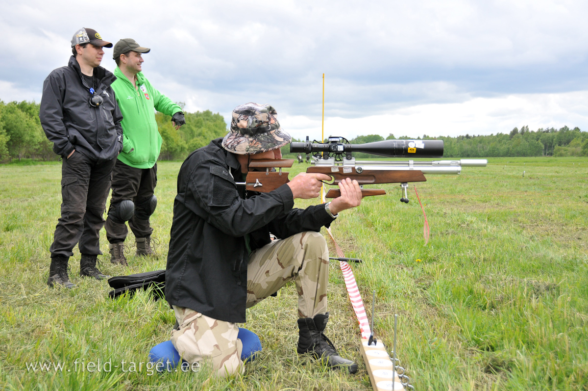 First shot-off:  3 Targets 3 minutes, kneeling